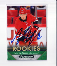 MARTIN NECAS autographed '17/18 CAROLINA HURRICANES 