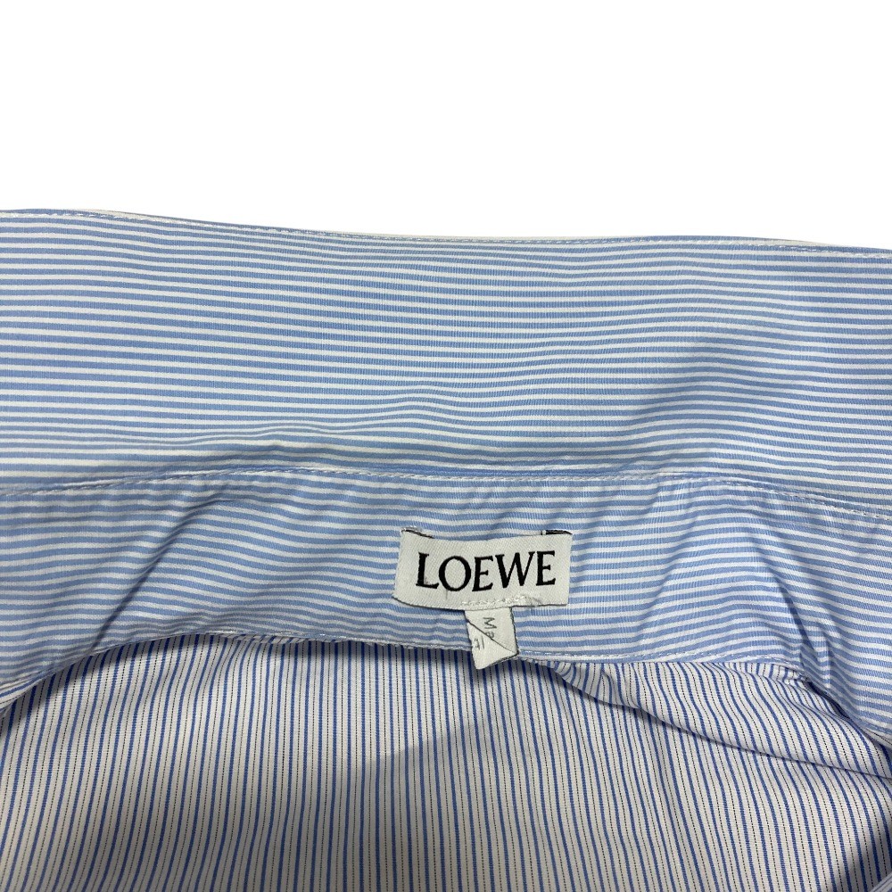 LOEWE Patchwork Oversized Striped Long Sleeve Shi… - image 7