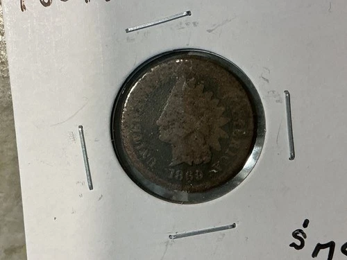 1869/69 Indian Head Penny  AG