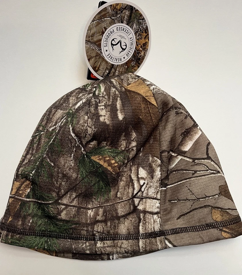 NEW Under Armour Cold Gear Beanie Hat Size Large / XL Real Tree Camo Reversible - Image 2 of 4