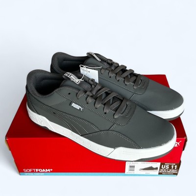 PUMA Men's Skate Sneaker SoftFoam Lace Up Shoes Gray Size 11