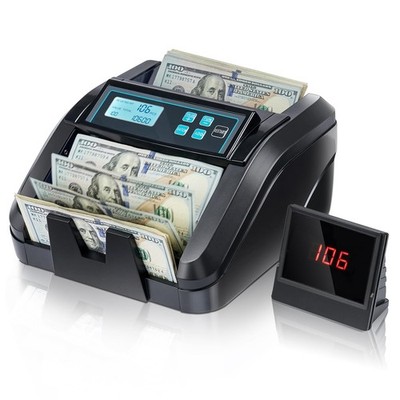 Contador De Dinero Y Detector De Billetes Falsos Maquina Contadora Falsificacion