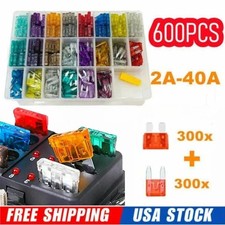 220/600x Car Blade Fuse Assortment Assorted Kit Blade Set Auto Truck Automotive