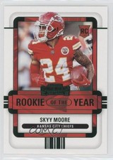2022 Panini Contenders Rookie of the Year Emerald Skyy Moore #ROY-SMO c4h