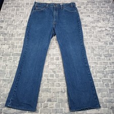 Vtg 90s Levi's 517 Orange Tab 36x32 34x29 Boot Cut Made in USA