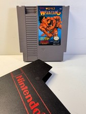 Tecmo World Wrestling (Nintendo NES, 1990) Authentic. Tested. Sleeve.