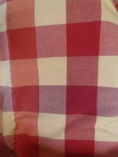 Jane Churchill / Nina Campbell  Vintage  2.8m Thick Cotton Woven Check Fabric