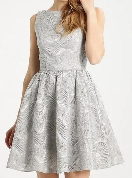 Women Chi Chi London Dress Silver XXS