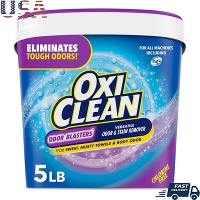 Odor Blasters Stain Remover Powder Oxygen Laundry Cleaner Odor Eliminator 5lb US
