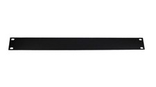 PROCRAFT RP-1P 1U 1/8" Aluminum Rack Panel w/ Black Powder Coat 1 space 