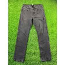 Michael Strahan M Collection Men  s Black Jeans Straight Fit Midrise W30 L30 Y2K