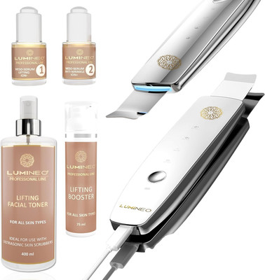LUMINEO Lifting Ultraschallpeelinggerät 5 in 1, (ION- ION+), EMS, Led-Lichtthera