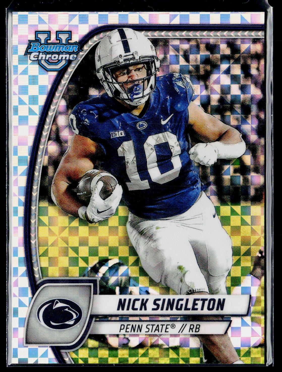 2024 Bowman University Chrome #188 Nick Singleton X-Fractor