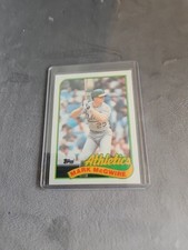 1989 Topps Baseball - Mark McGwire - Athletics