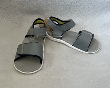 See Kai Run Basics Logan Sandals Toddler Boys Sz 11 Shoes Water Gray Flaw