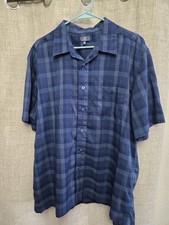 George Men's Short Sleeve Shirt Multi-Color Button-Up, Size XL 46-48 