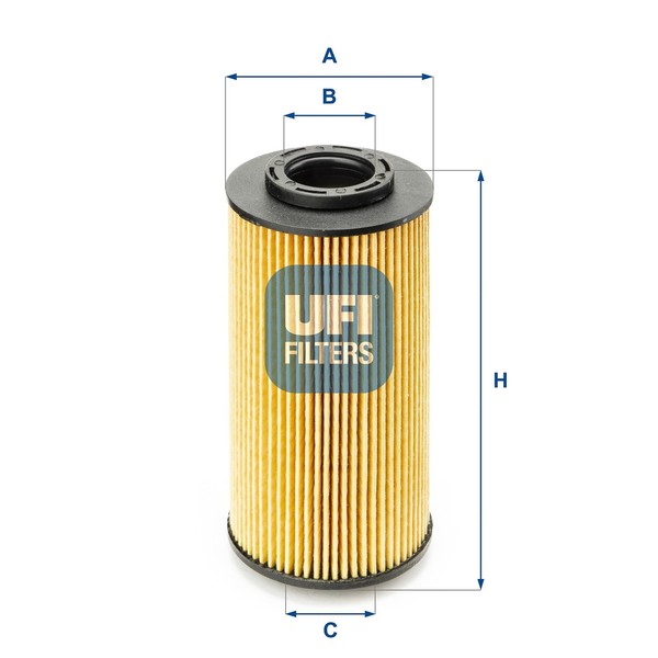 UFI ÖLfilter 25.070.00 Filtereinsatz FüR KIA PRO CEE FC MC TB Getz Matrix SW FD-image
