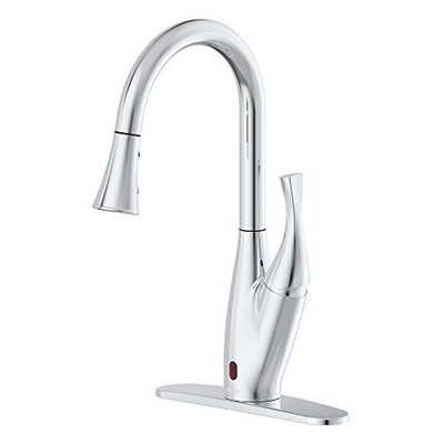 BIO BIDET FLOW X TOUCHLESS KITCHEN FAUCET WITH PULL DOWN HIGH SINGLE HANDLE