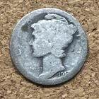 1917 Mercury Dime 10C Philadelphia Business Strike 90% Silver KM#140