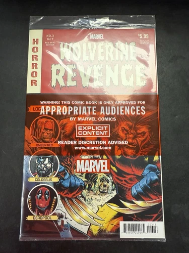 WOLVERINE REVENGE RED BAND #3 NIC KLEIN HOMAGE VARIANT [POLYBAGGED][1:25]