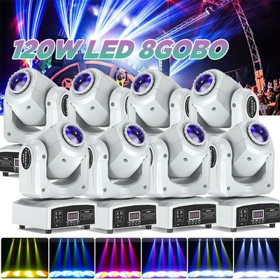 120W LED Moving Head Light RGBW Gobo Beam Stage DMX Spot Lighting DJ Disco Club