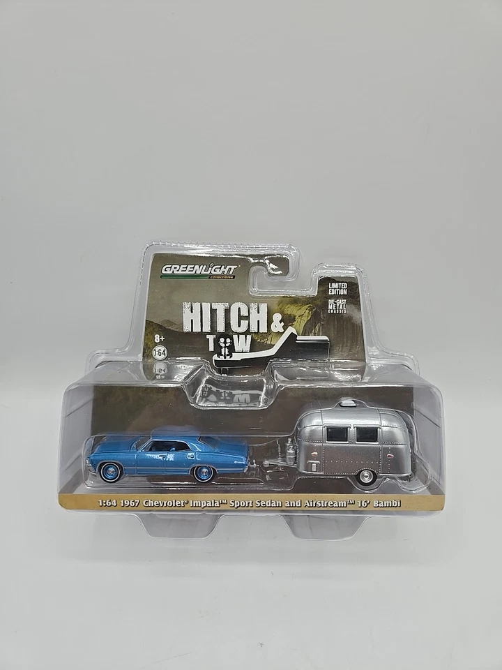 2014 Greenlight Hitch & Tow Series #1 Jeep Rubicon & Trailer/Impala W/Airstream - Image 4 of 4