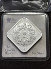 2025 Royal Mint 1 Oz Silver Bullion Bar - Queens Beasts Completer Certicard