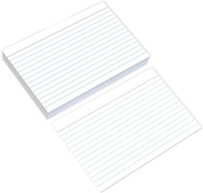 4X6 Ruled Index Cards - Our 50 Pack of Lined Notecards Use Heavy Duty Cardstock