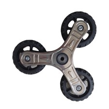 2Pcs Stair Climbing Wheels Replacement Cart Wheel Trolley Triangle Wheels