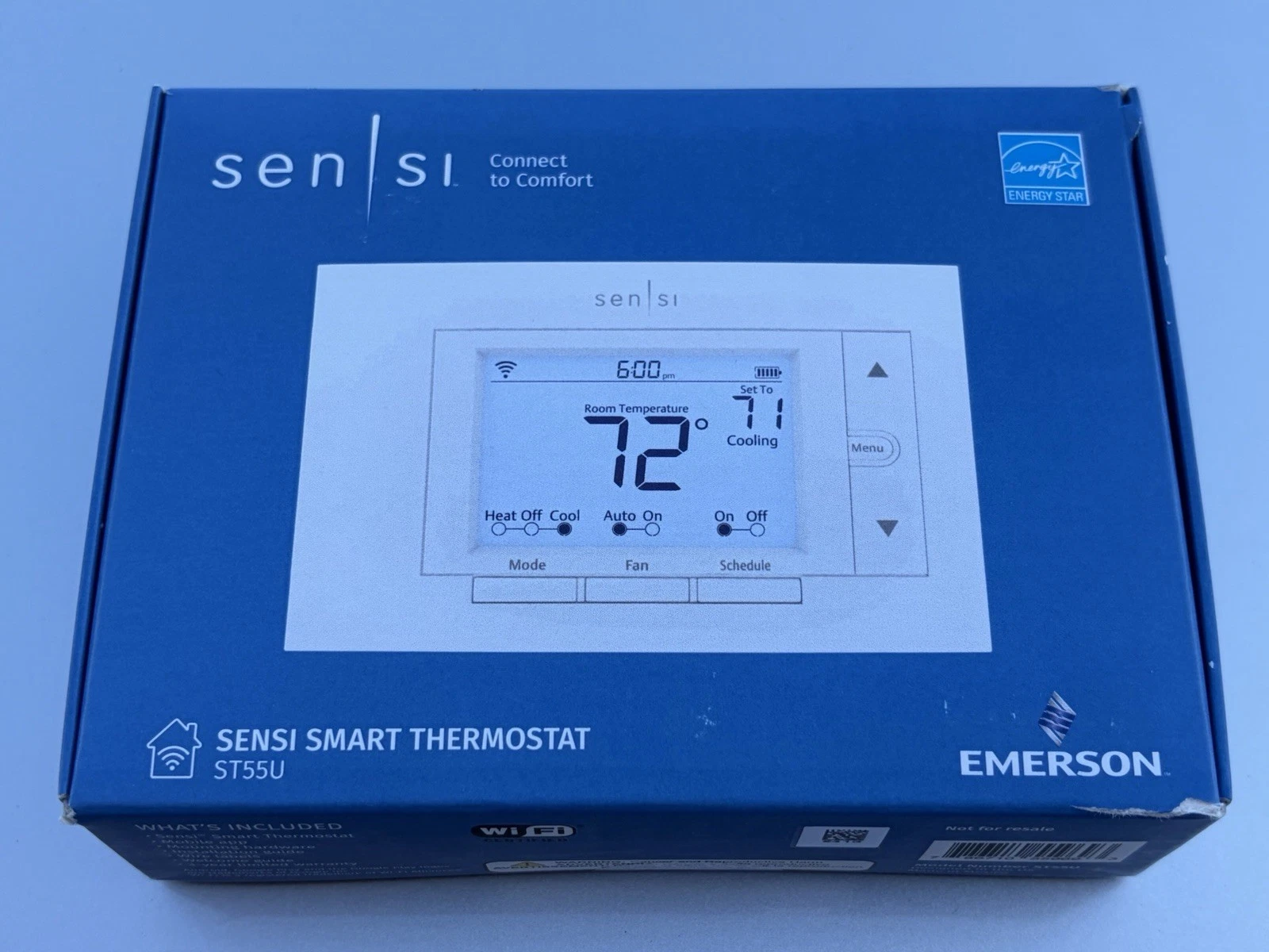 Sensi by Copeland ST55U Smart Thermostat App Control Programmable Remote Access