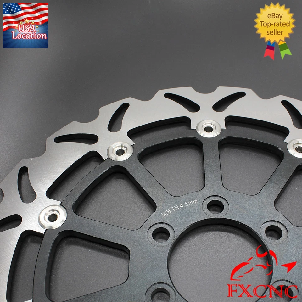 Rotor de disco de freno flotante delantero 320 mm para KTM 125 200 390 duke 2013-2016 FXCNC Foto 4 de 4