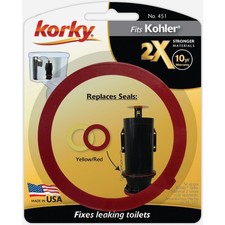 Korky 435BP Universal Toilet Flush Valve Seal Kit - Replaces American Standard p