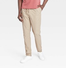 All In Motion Men's Ripstop Pants Size LARGE Confident Khaki New W Tags