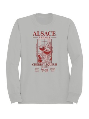 Alsace France Cherry Liqueur Kirsch Men's Sweatshirt