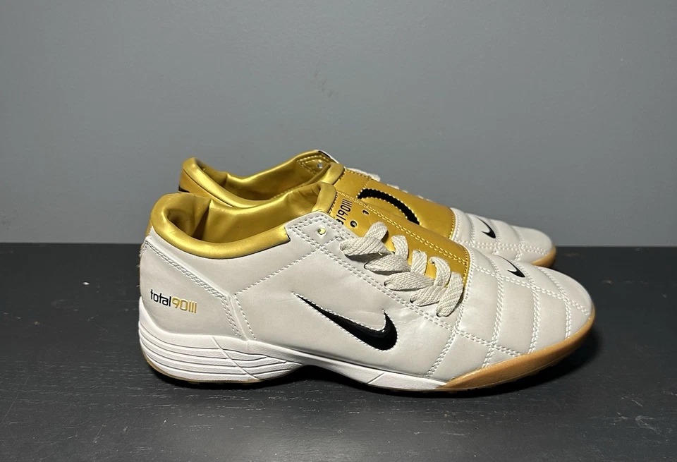 Vintage 2004 Nike Total 90 3 Iconic Turf Shoes Soccer Football Y2k Bloke Sz 6.5 - Image 2 of 4