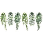 2 Pieces Faux Hanging Plants for Indoors Wall Decorations Living Room