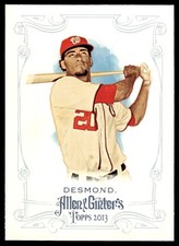 2013 Topps Allen & Ginter Ian Desmond #147 Washington Nationals