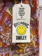 Billabong Women's 27 Floral Flat Front Pockets Casual Pants