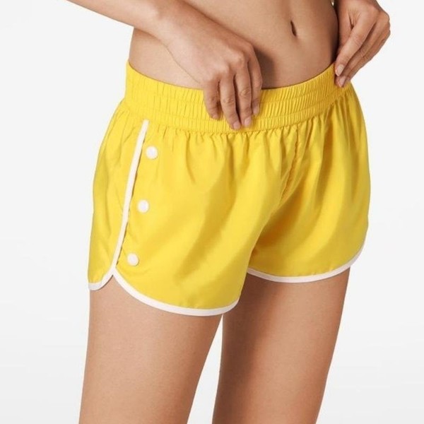 Women Calzedonia Shorts Yellow 36 / S / 44
