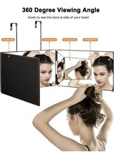 3-Way Mirror with Adjustable Height Self View