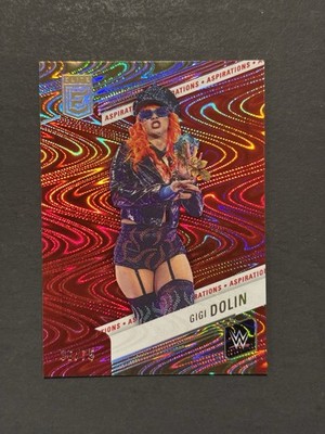 2023 PANINI DONRUSS ELITE WWE #45 GIGI DOLIN Aspirations Red /75