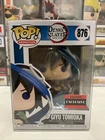 Funko Pop  Demon Slayer Giyu Tomioka #876 Vinyl Figure AAA ANIME EXCLUSIVE Case