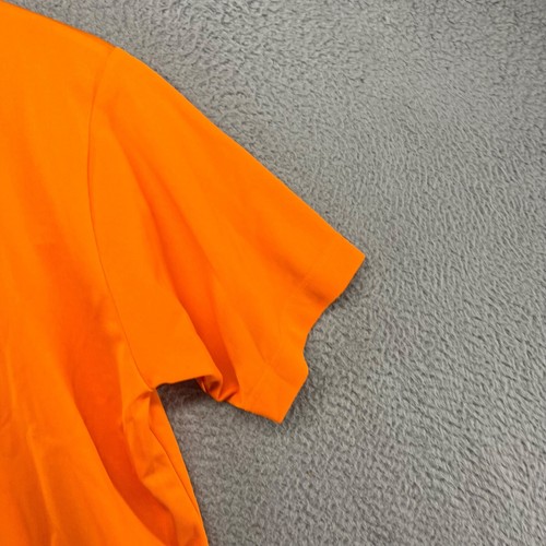 Kappa Shirt Men's Small Orange White Soccer Jersey V Neck Embroidered Logo Y2k - Picture 8 of 10