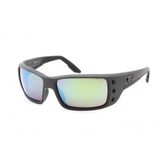 COSTA DEL MAR PERMIT BLACKOUT POLAR 580G GREEN SUNGLASSES 06S9022 902214 NEW 62