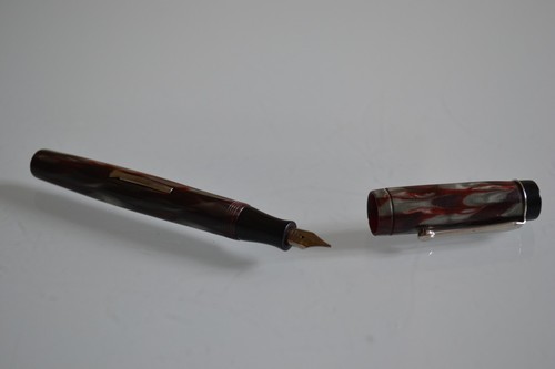 Stylo plume vintage fountain pen 1930 art déco - Imagen 5 de 10