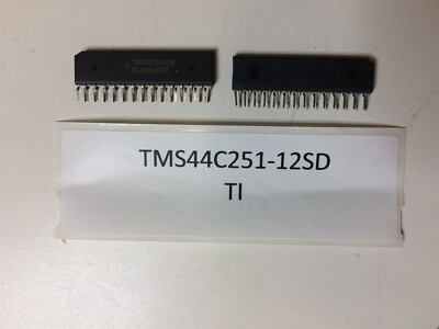 TMS44C251-12SD TI IC VRAM 256KX4 ZIP 28PIN PLATIC PKG 2 PIECES | eBay
