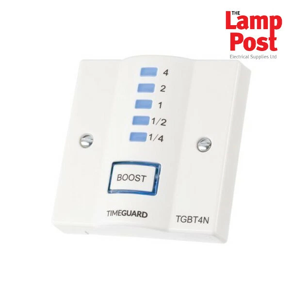 Timeguard TGBT4N - Energy Saving Immersion Heater Booster Timer 15 Mins-4 Hours