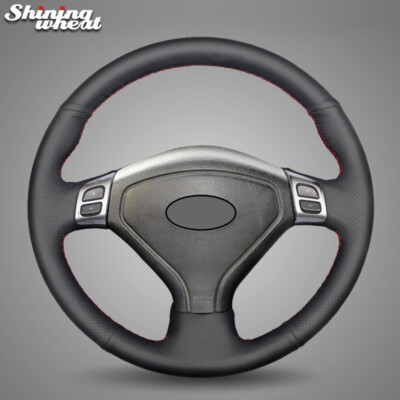 Custom Genuine Leather Steering Wheel Cover for Subaru WRX 2015-2019 Custom Genuine Leather Steering Wheel Cover for Subaru WRX 2015-2019