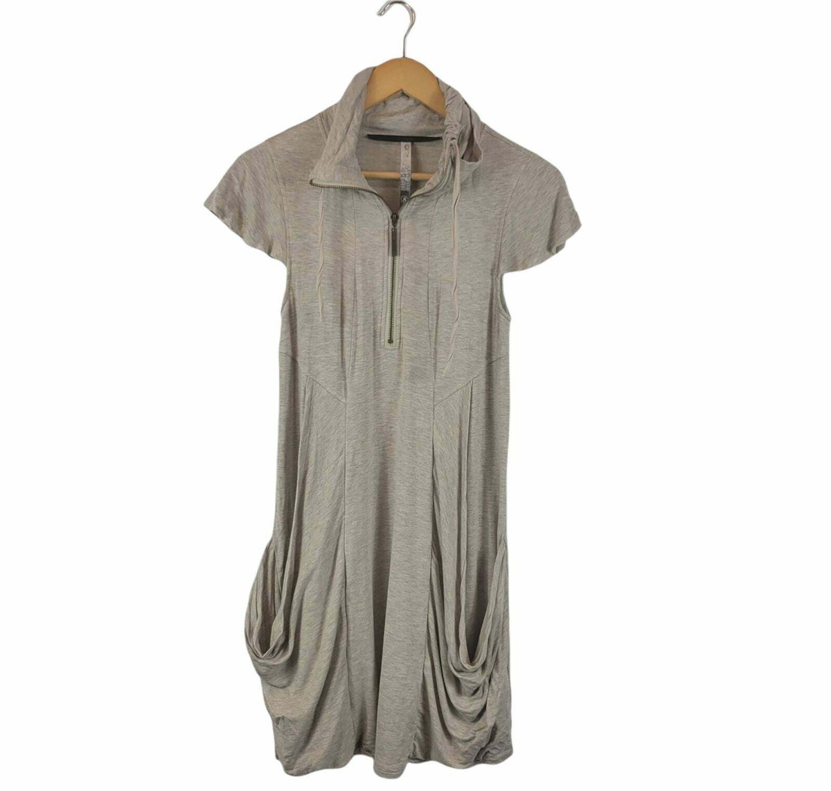 grey jersey midi dress & Other Stories | Rib-Knit Midi Dress | Gray