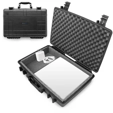CASEMATIX Waterproof Travel Case for Starlink Mini, Kickstand & Accessories